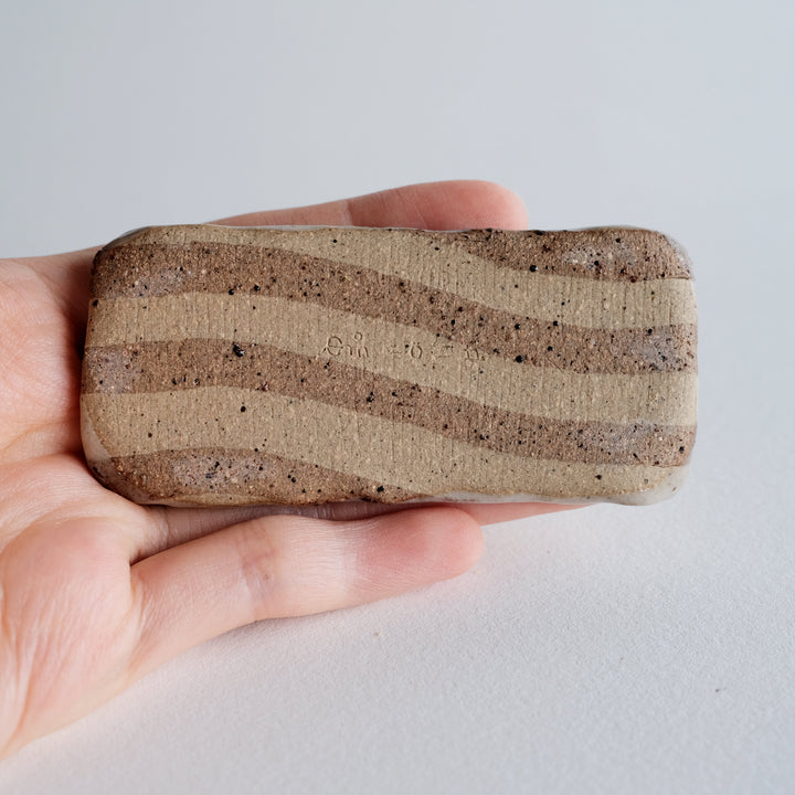 Striped Nerikomi Dish | Love Bird