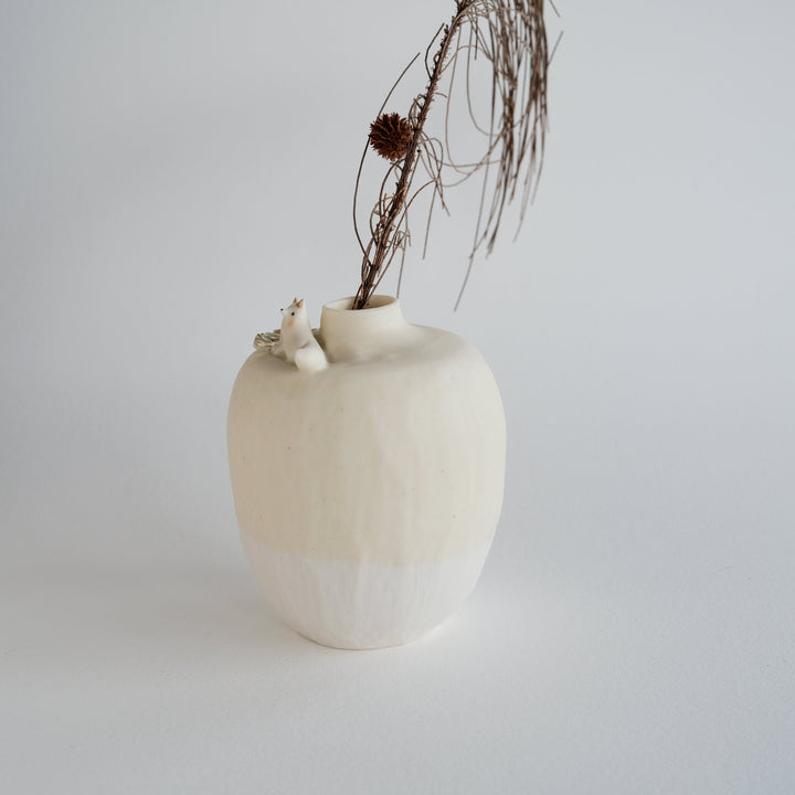 Porcelain Vase | Restful Leaf Fox