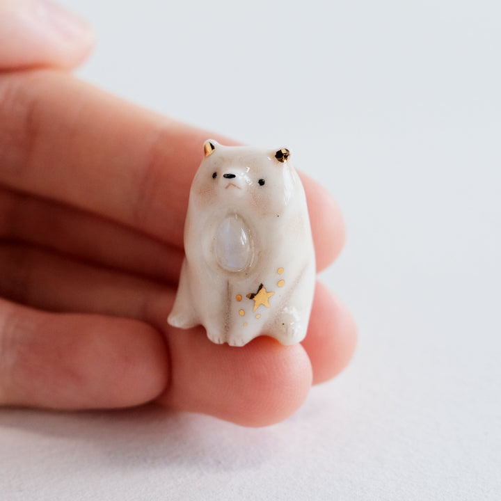 Bear Guardian | Teardrop Moonstone