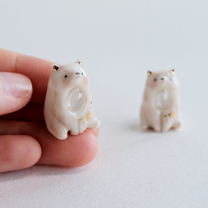 Bear Guardian | Teardrop Moonstone