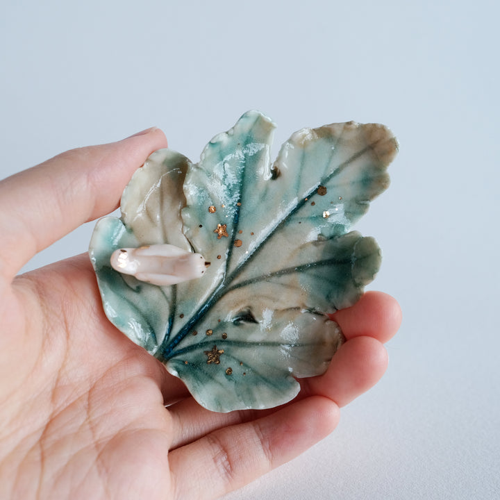 Leaf Dish | Orange Bird