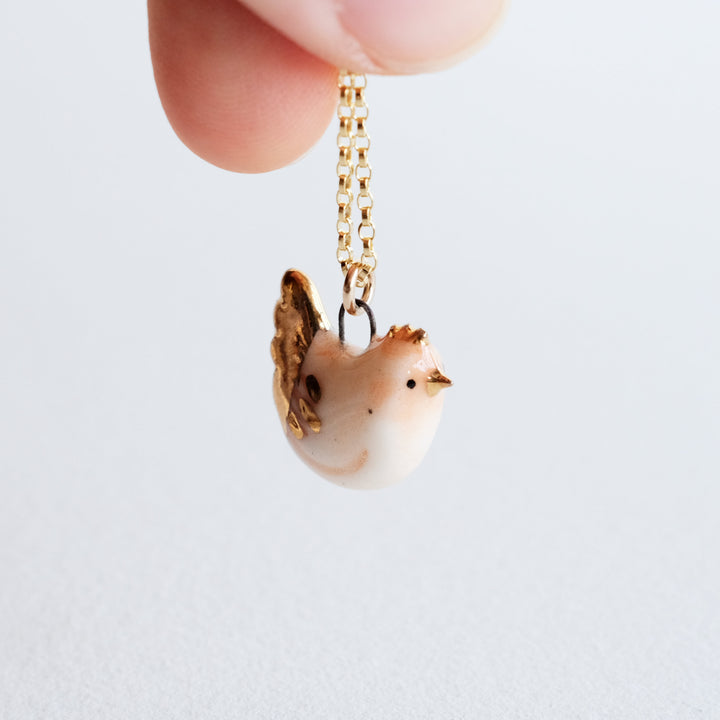 Little Chicken Necklace | Orange