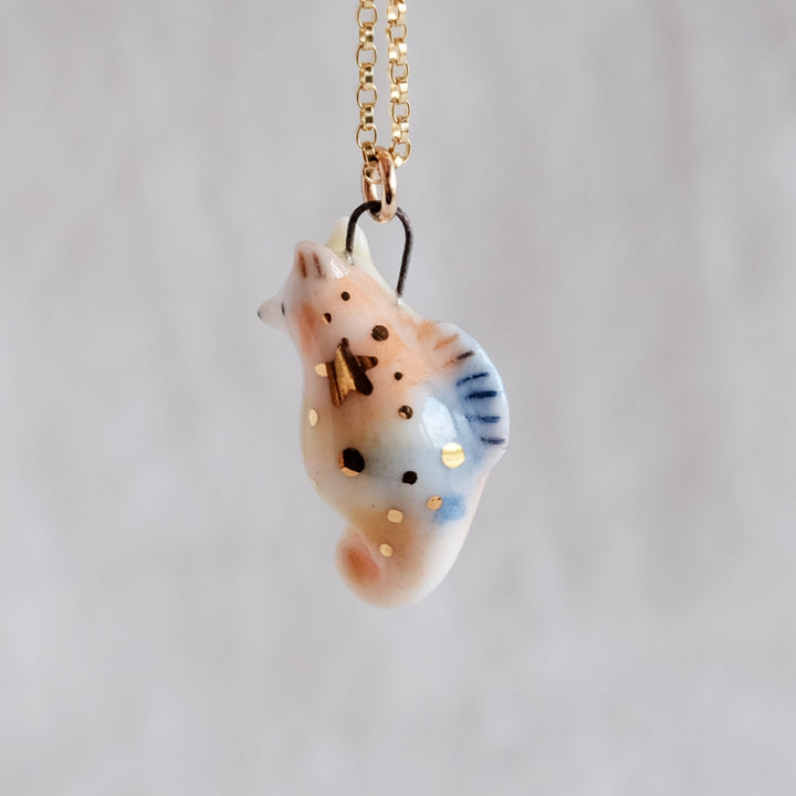 Pastel Seahorse Necklace