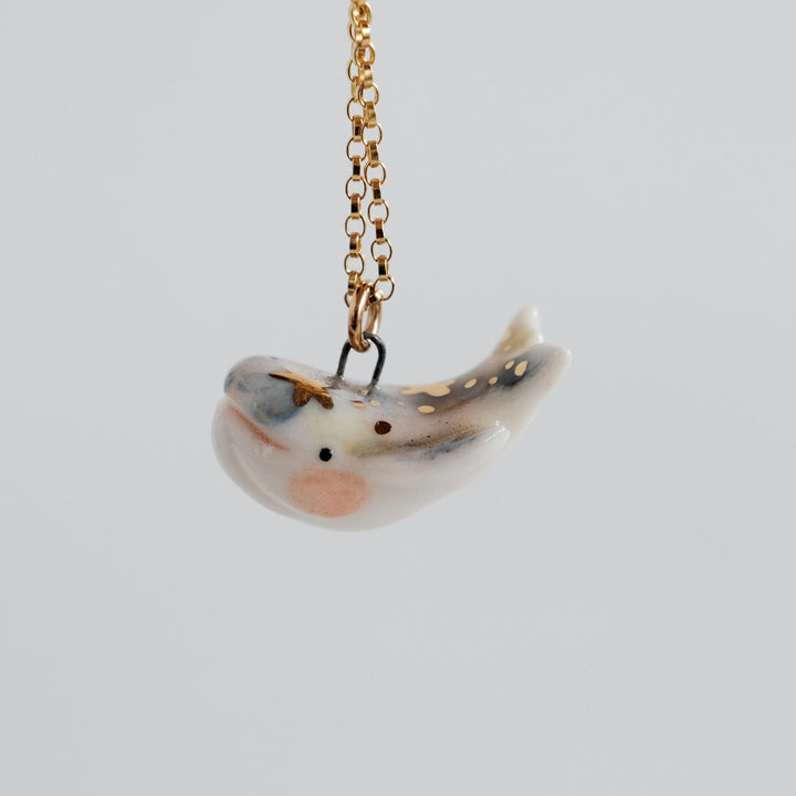 Pastel Whale Necklace