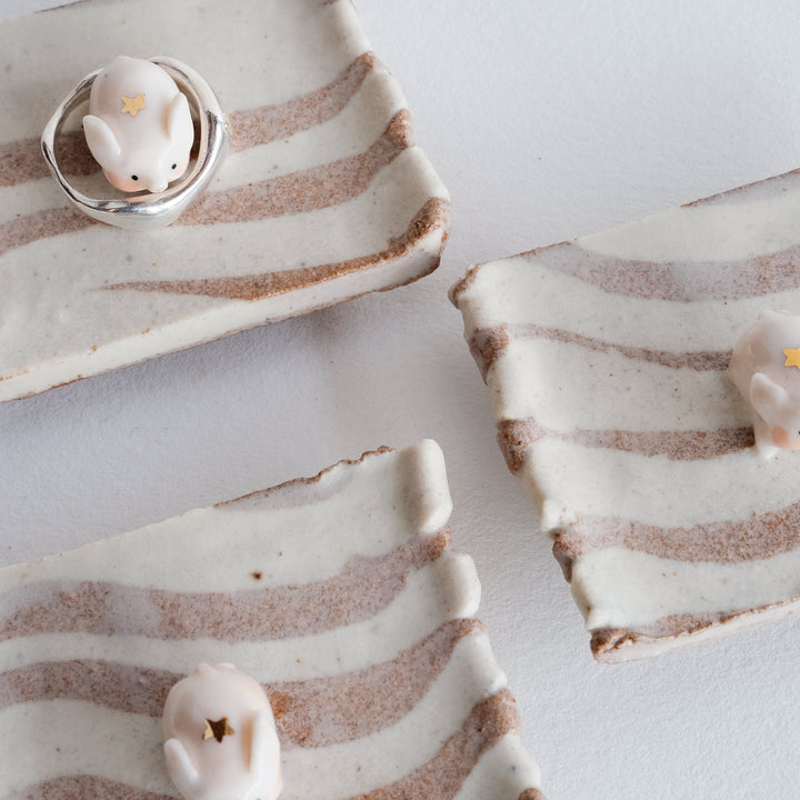 Nerikomi Ring Holder | Star Pig