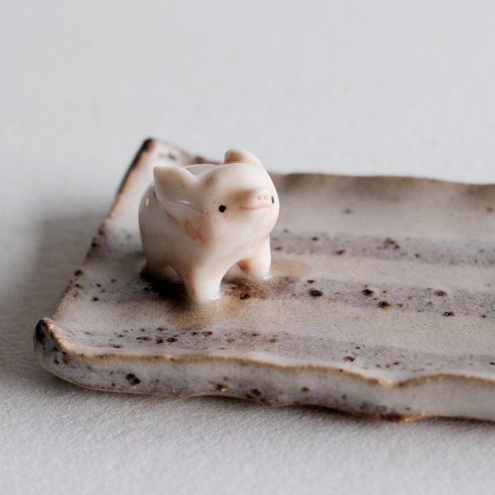 Striped Nerikomi Dish | Piglet