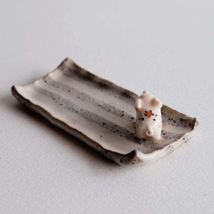 Striped Nerikomi Dish | Piglet