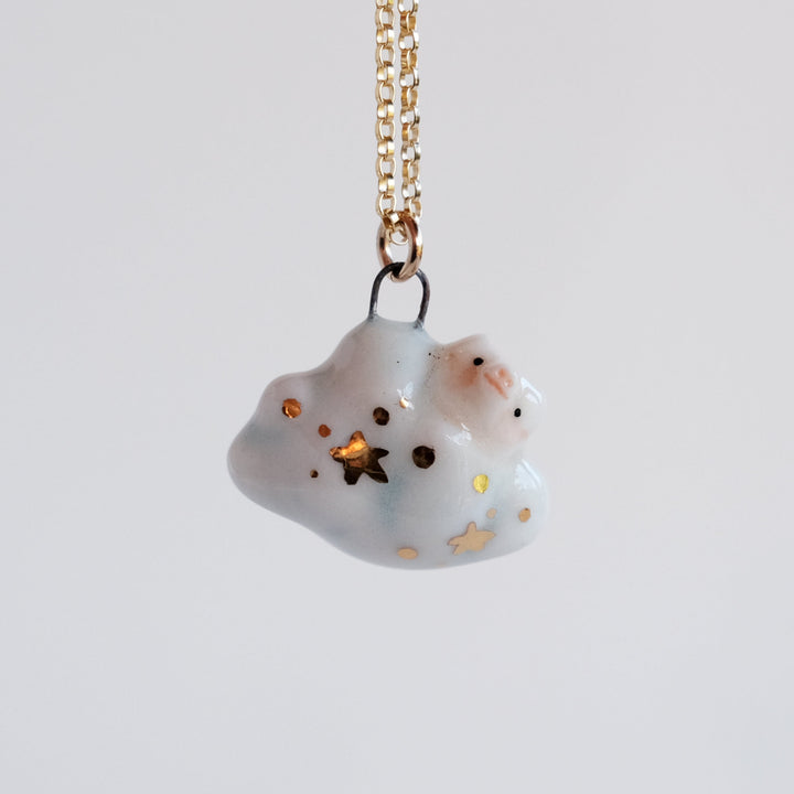 Head Above the Clouds Necklace | Piglet