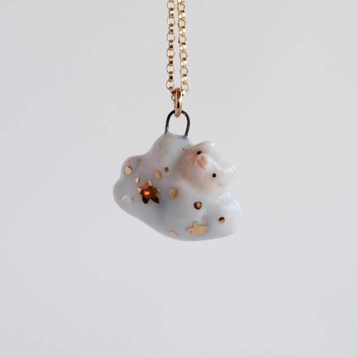 Head Above the Clouds Necklace | Piglet