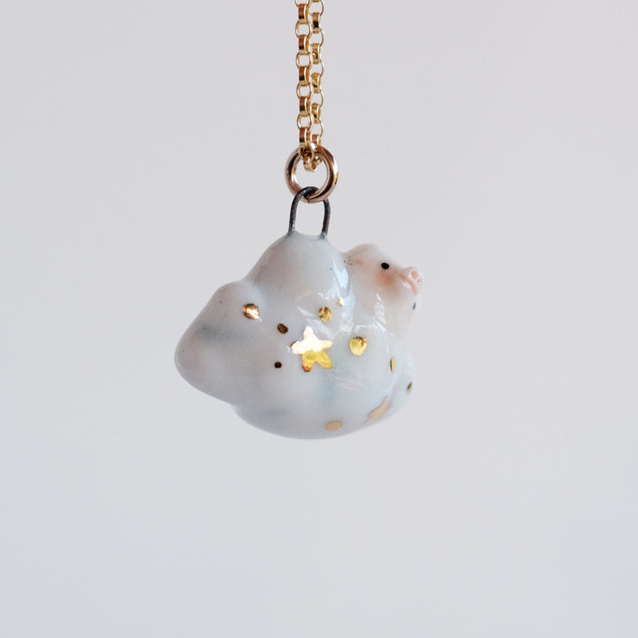 Head Above the Clouds Necklace | Piglet