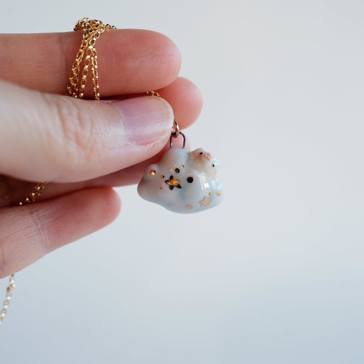 Head Above the Clouds Necklace | Piglet