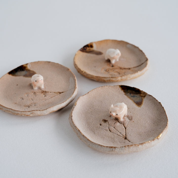 Guardian Dish | Piglet Floral Imprints