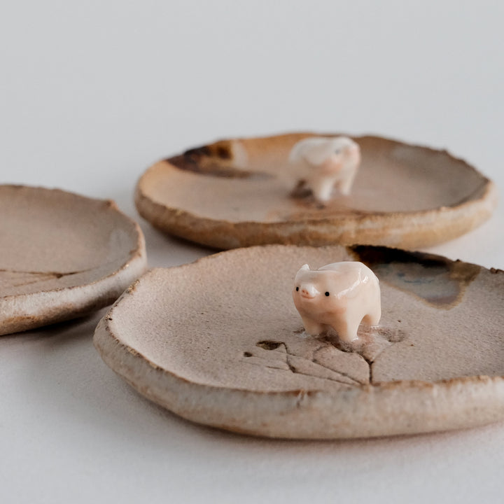 Guardian Dish | Piglet Floral Imprints