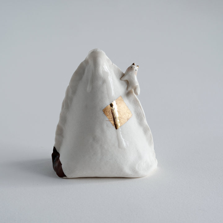 Porcelain Fox Vase