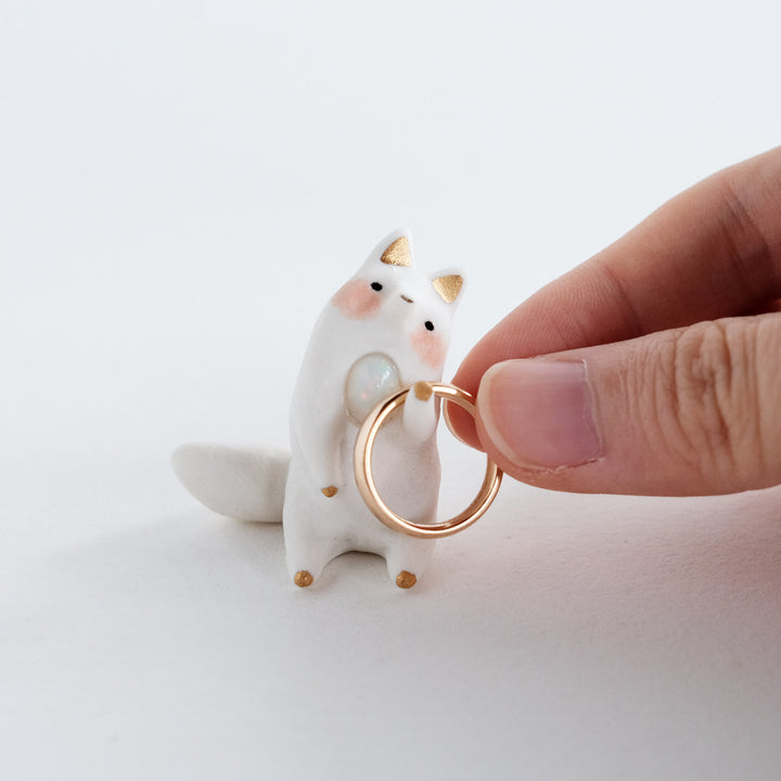 Fox Guardian | Rainbow Opal