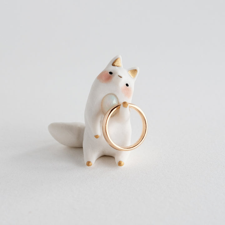 Fox Guardian | Rainbow Opal