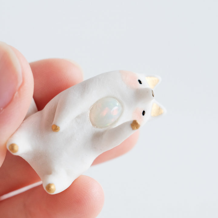 Fox Guardian | Rainbow Opal