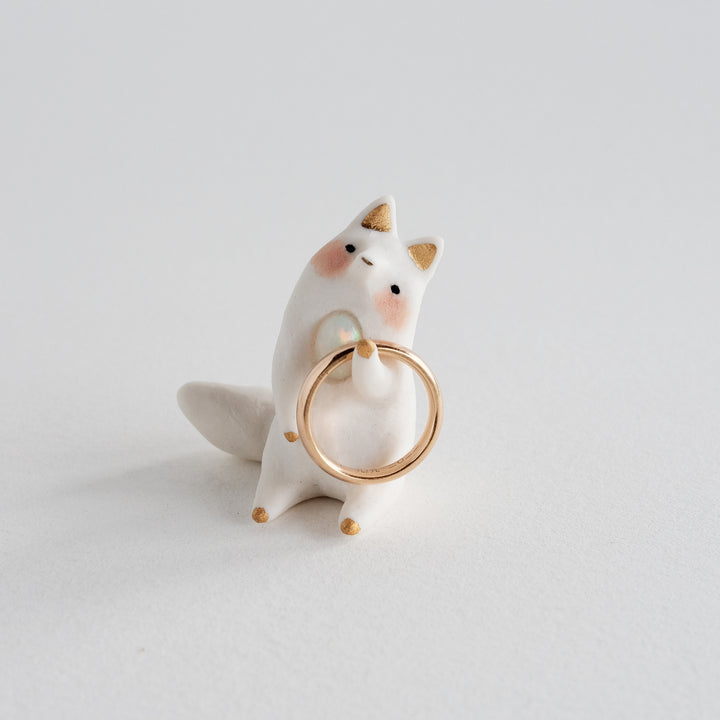 Fox Guardian | Rainbow Opal