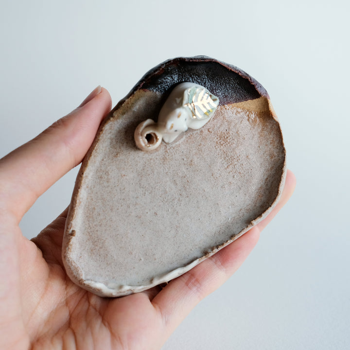 Footed Dish | Restful Leaf Fox