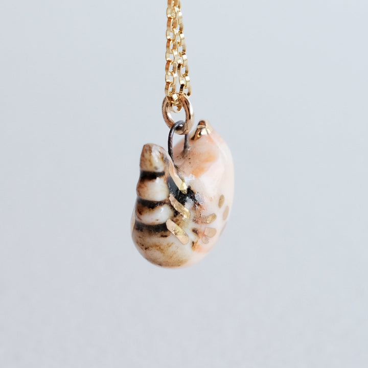 Little Chicken Necklace | Orange Rosewood
