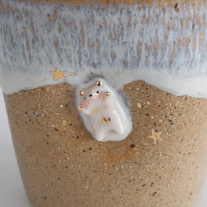 Drippy Indent Cup | *Seconds* 2 Paw Bear