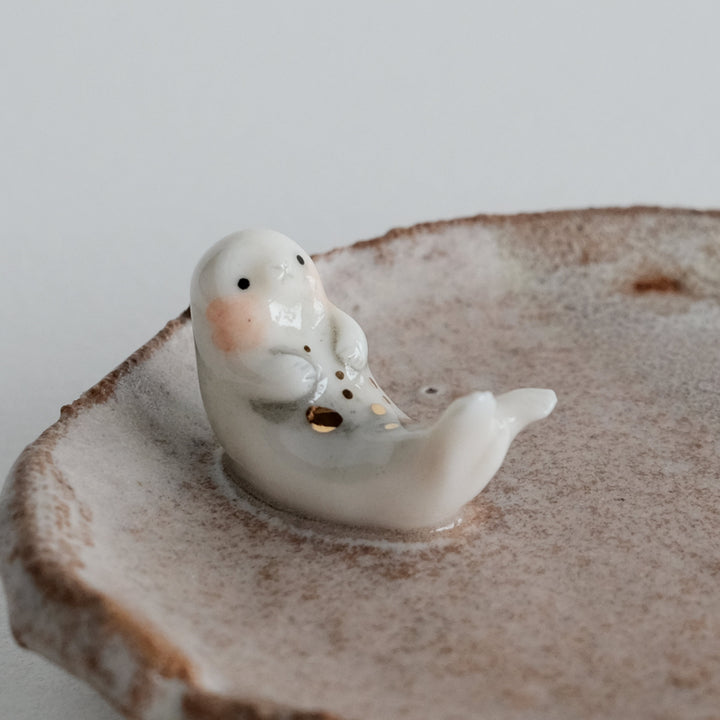 Footed Dish | Shino Back Seal