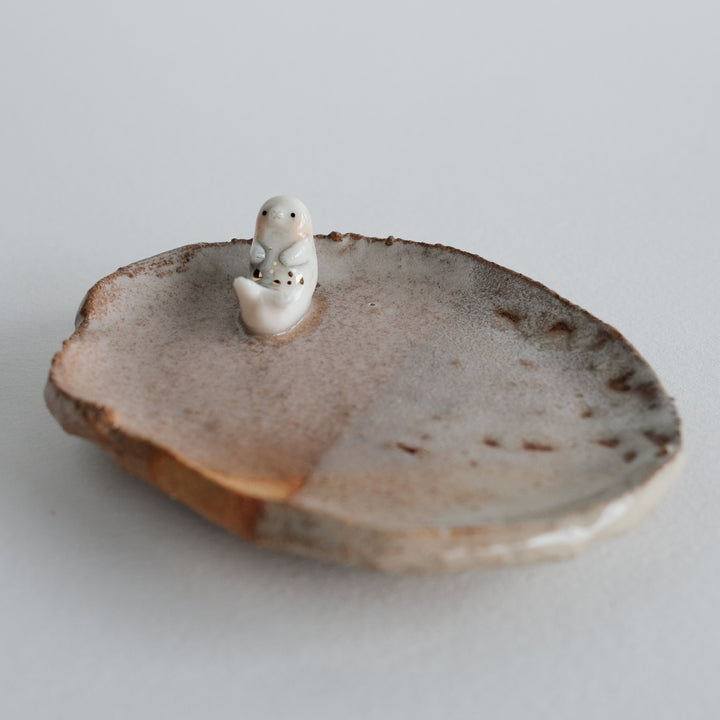 Footed Dish | Shino Back Seal