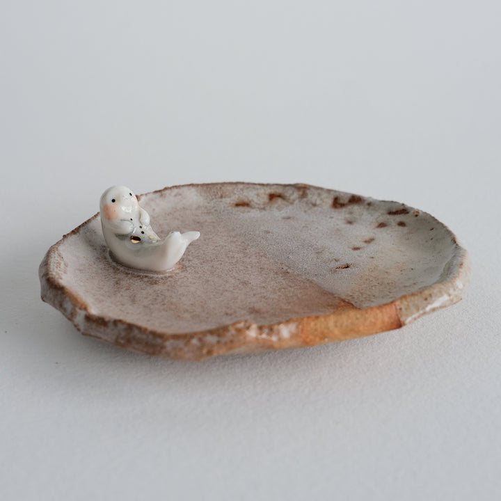 Footed Dish | Shino Back Seal