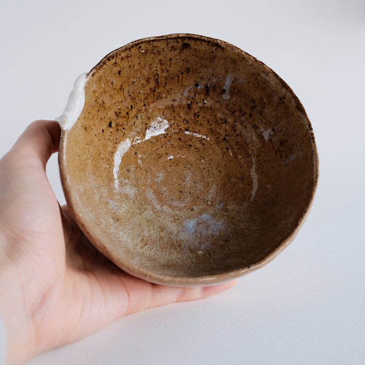 Chawan | Side Lounging Crackle Fox