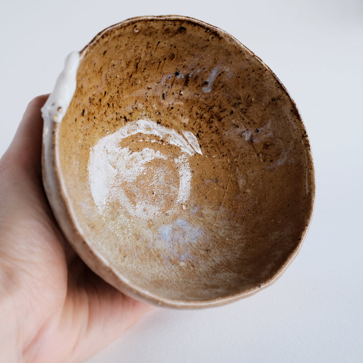 Chawan | Side Lounging Crackle Fox