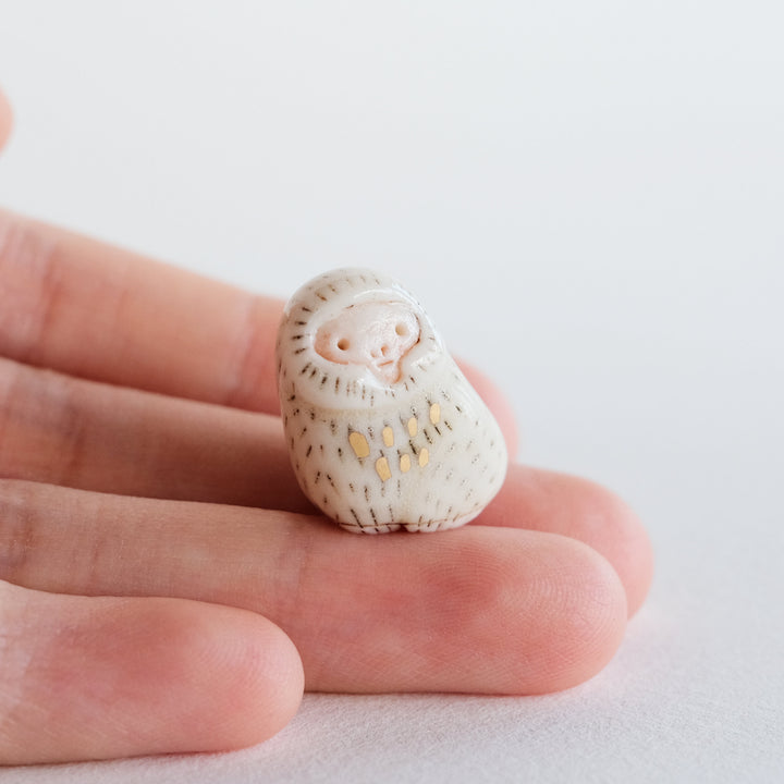 Snow Monkey Guardian | Over the Shoulder