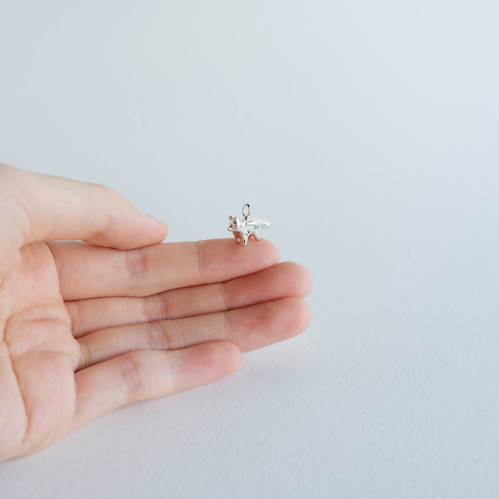 Standing Fox Pendant [Sterling Silver]