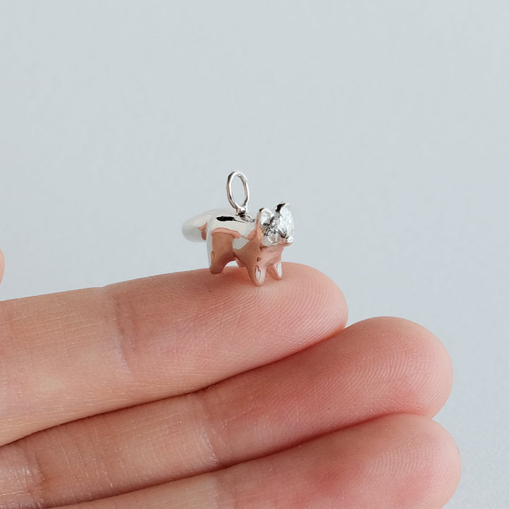 Standing Fox Pendant [Sterling Silver]