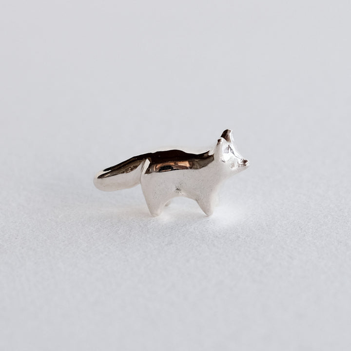 Standing Fox Guardian [Sterling Silver]