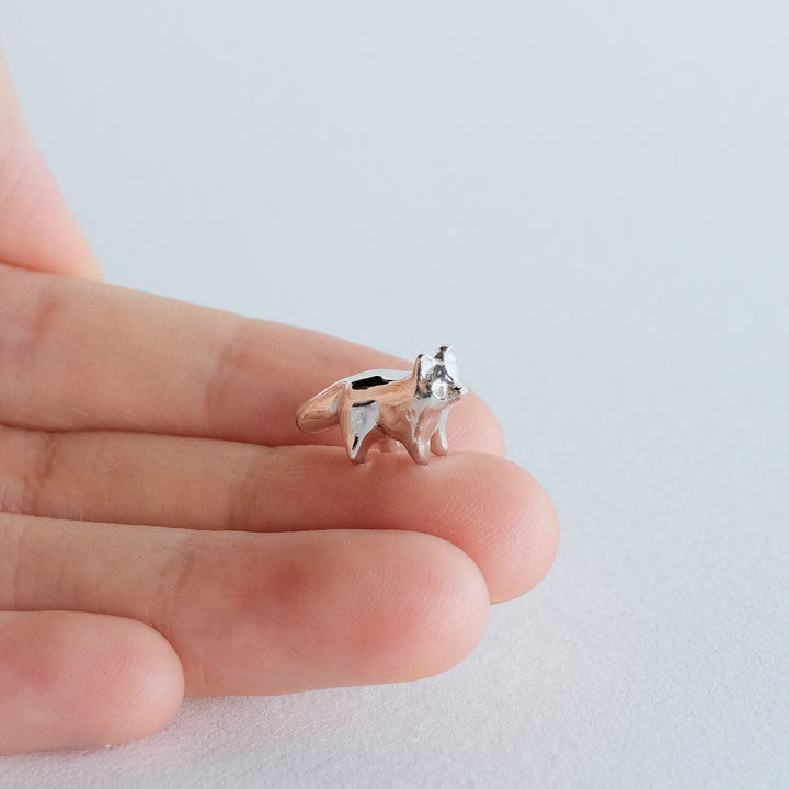 Standing Fox Guardian [Sterling Silver]