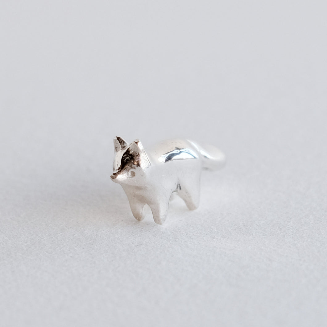 Standing Fox Guardian [Sterling Silver]