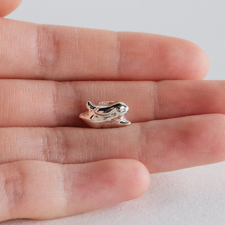 Jumping Bunny Guardian [Sterling Silver]