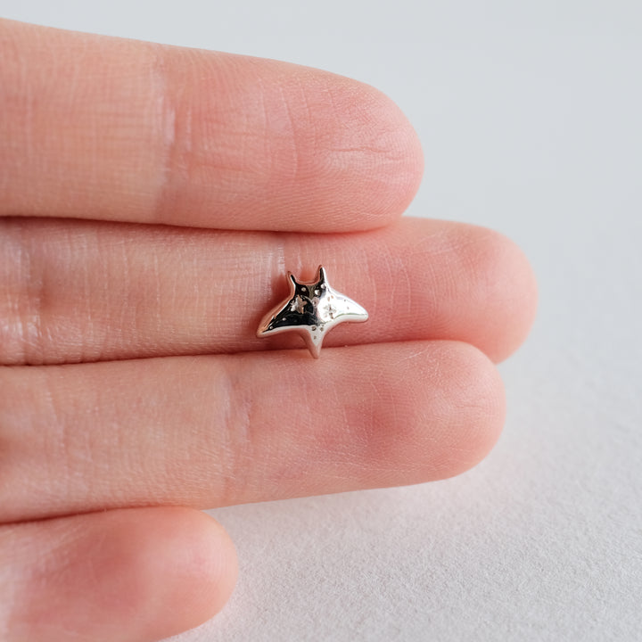 Stardust Manta Ray Guardian [Sterling Silver]