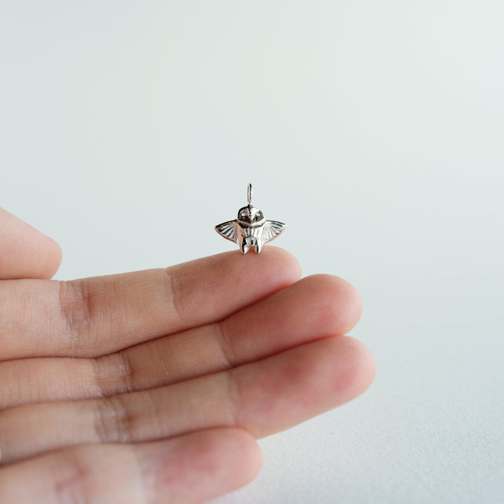 Outstretched Owl Pendant [Sterling Silver]