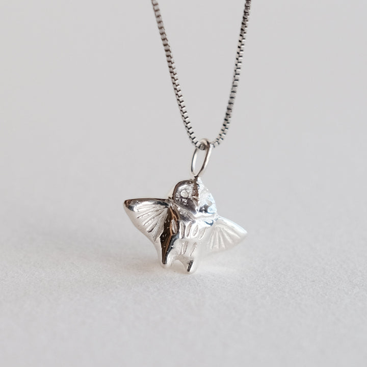 Outstretched Owl Pendant [Sterling Silver]