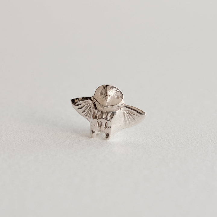 Outstretched Owl Guardian [Sterling Silver]