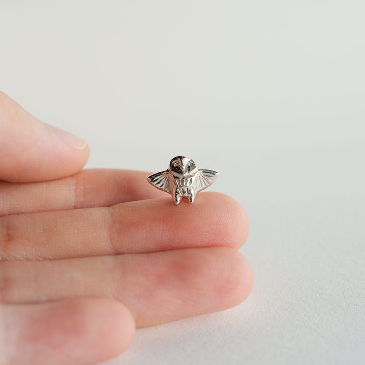 Outstretched Owl Guardian [Sterling Silver]