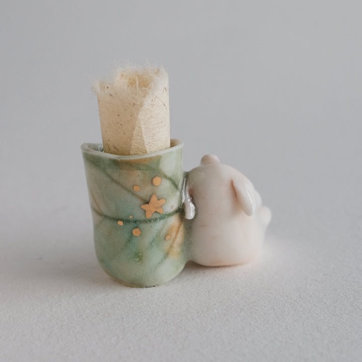 Scroll Bearer | Sitting Pig