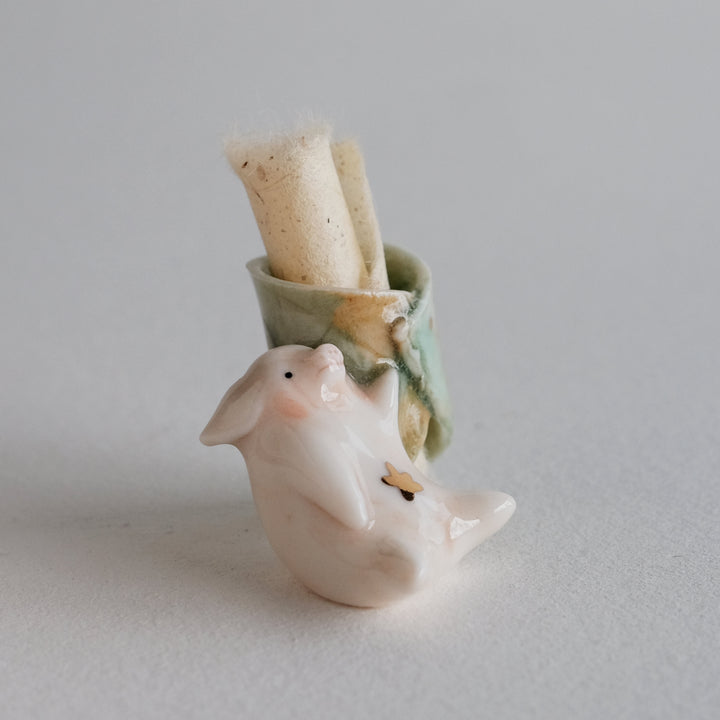 Scroll Bearer | Sitting Pig