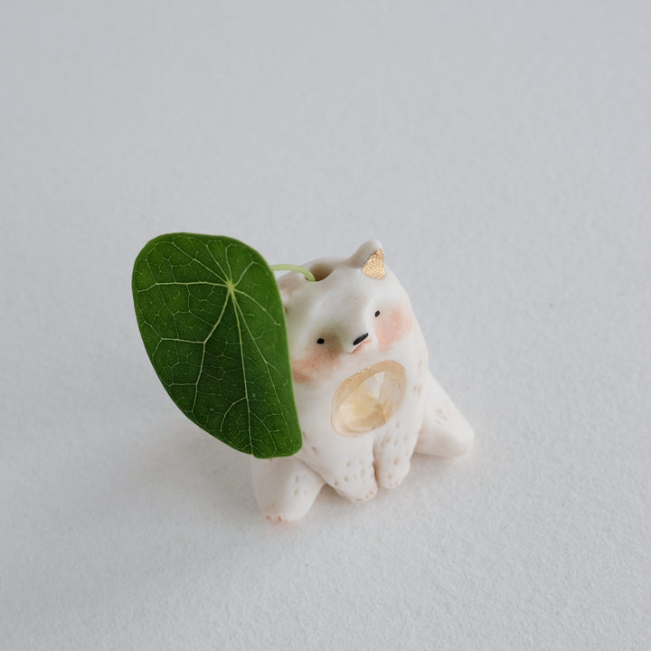 Bear Guardian | Sitting Citrine Bear