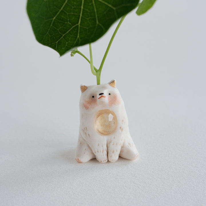 Bear Guardian | Sitting Citrine Bear