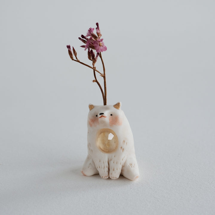 Bear Guardian | Sitting Citrine Bear