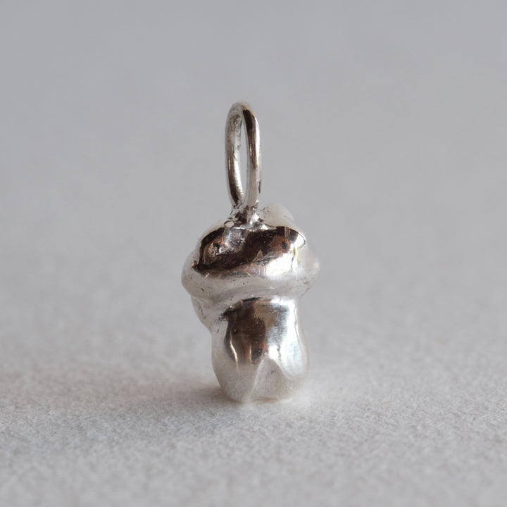 Silver Sitting Cloud Being Pendant [Bum]