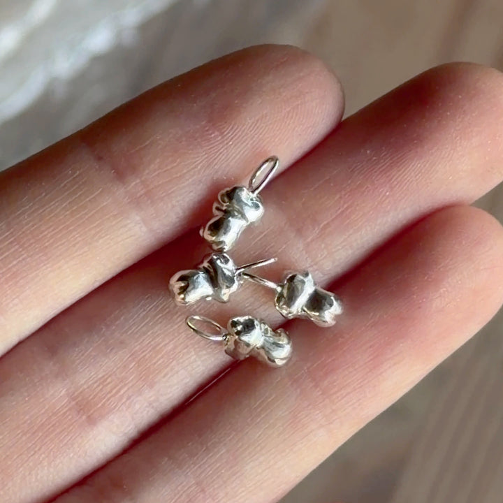 Silver Sitting Cloud Being Pendant [Bum]