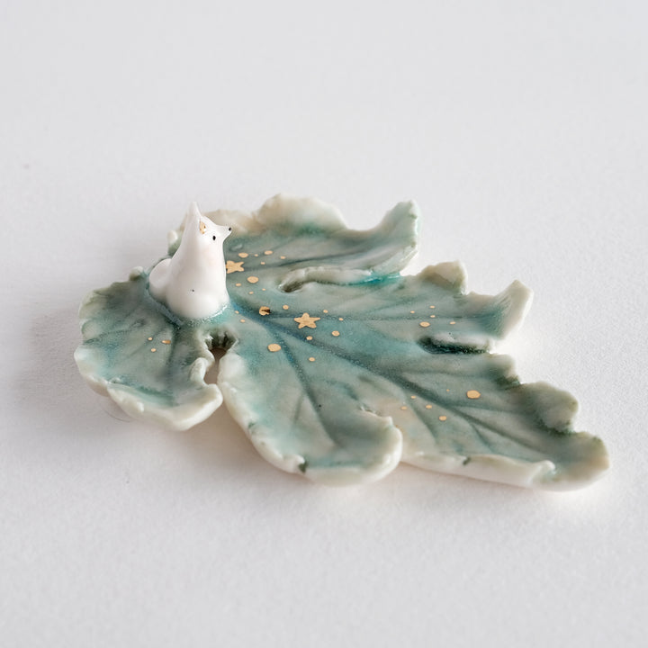Leaf Dish | Sitting Fox